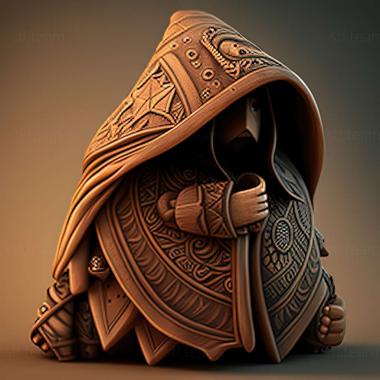 3D model Secret Ponchos game (STL)